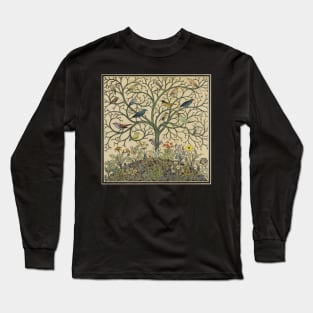 Birds of Many Climes by C.F.A Voysey Long Sleeve T-Shirt